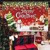 New Christmas Background Cloth, Christmas Courtyard Decoration, Hanging Flags, Festive Atmosphere, Party Banners