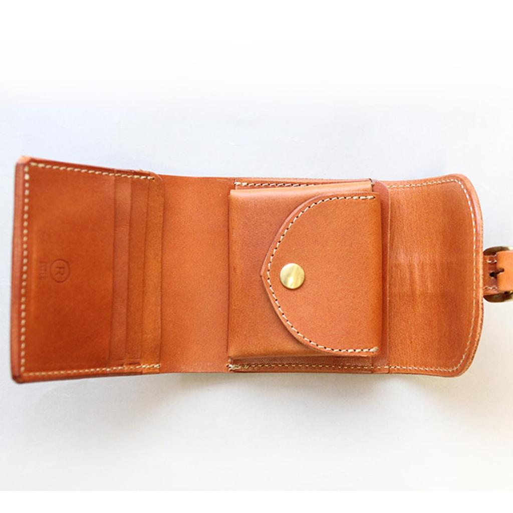 Belted Wallet Original Tochigi Leather Made in Japan Genuine Leather Chocolate [Porco Rosso] [sokunou]