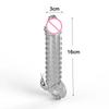 Penis Sleeve Delay Ejaculation Silicone Sex Toys For Couples Crystal Penis Extender Enlarger Cock Enlarger Ring Sex Shop