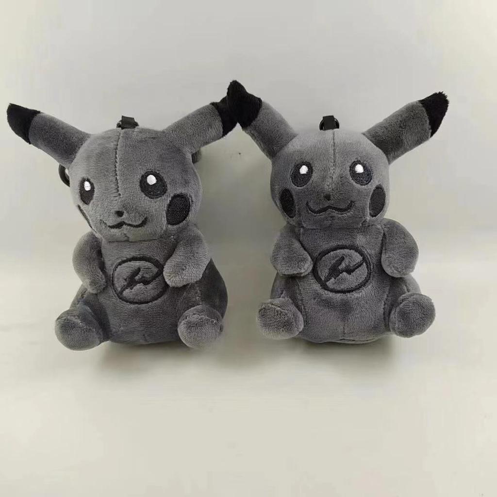 Conjunto de Chaveiros de Pelúcia Pokémon: Squirtle, Charmander, Psyduck, Bulbasaur & Pikachu