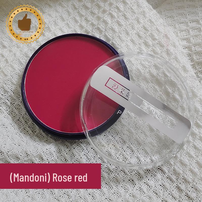 

Mandooni Матовые румяна Персиковый Корица: Мягкая дымка Натуральный нюдовый макияж Контур. красный/ярко-розовый