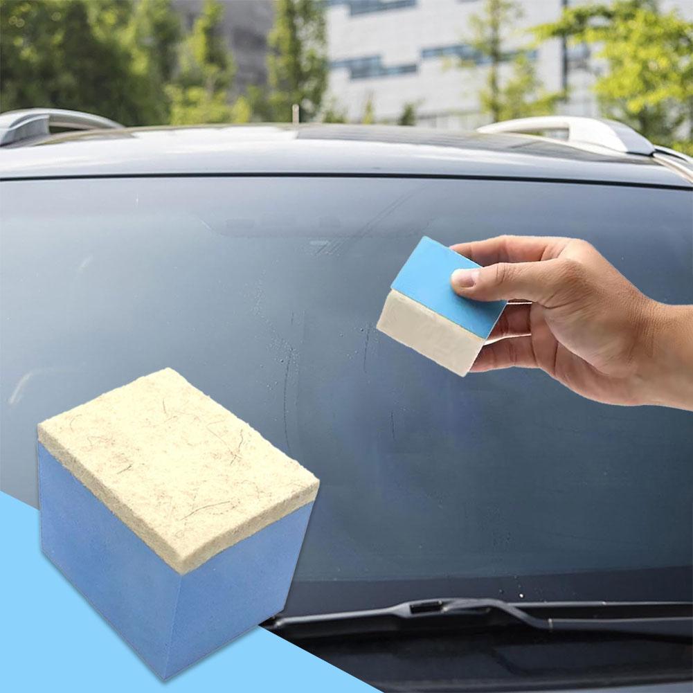 1pcs Car Windshield Oil Film Cleaning Sponge Wiper Tools Cleaning Car Glass Wool Polishing Eras X5E5