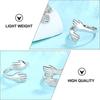 Men And Women Palms Love Embrace Diamond Zircon Couples Open Adjustable Ring Wedding Valentine 'S Day Gift 