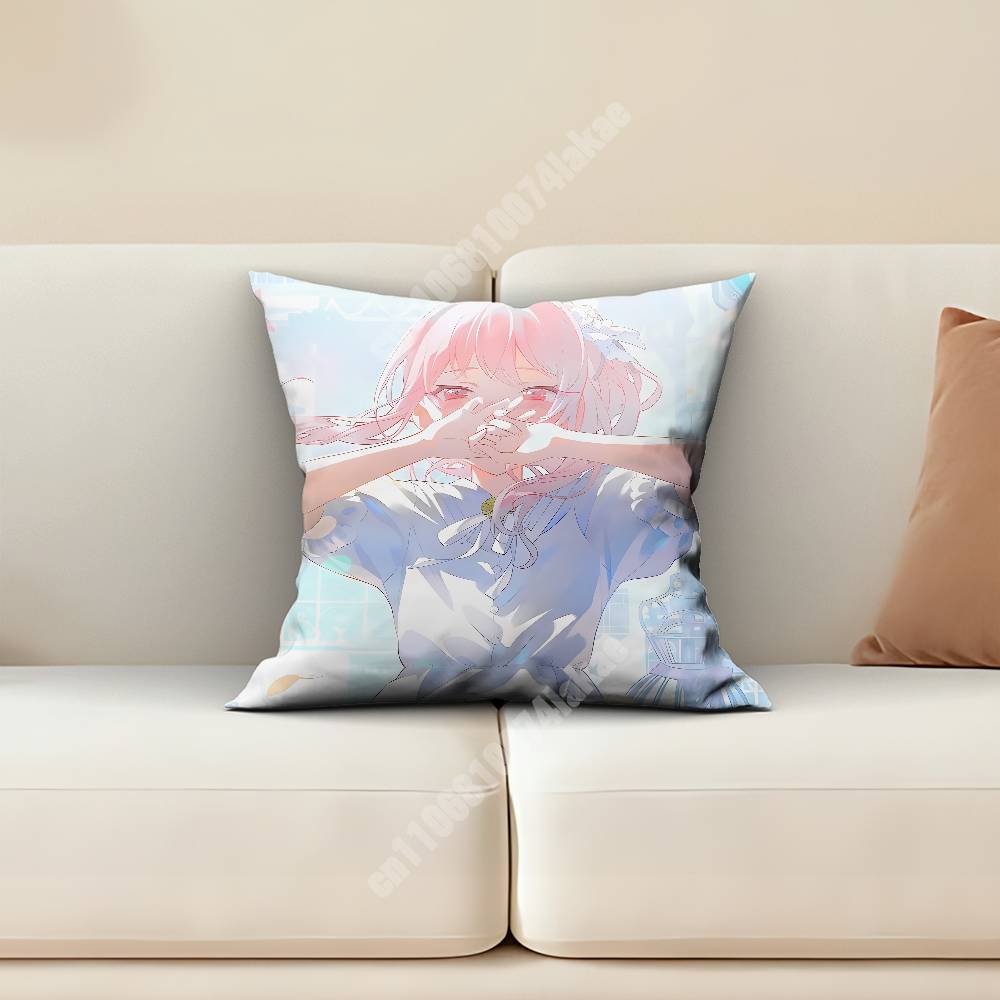 Nightcord  Mizuki Akiyama Sofa Couch Pillow Cover Cushion Case Home Bedroom Decoration