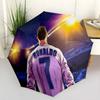 Ronaldo's Silence Portable Automatic Umbrella Compact 8-Rib Design Sturdy Construction for Outdoor Daily Use Fashion Lovers