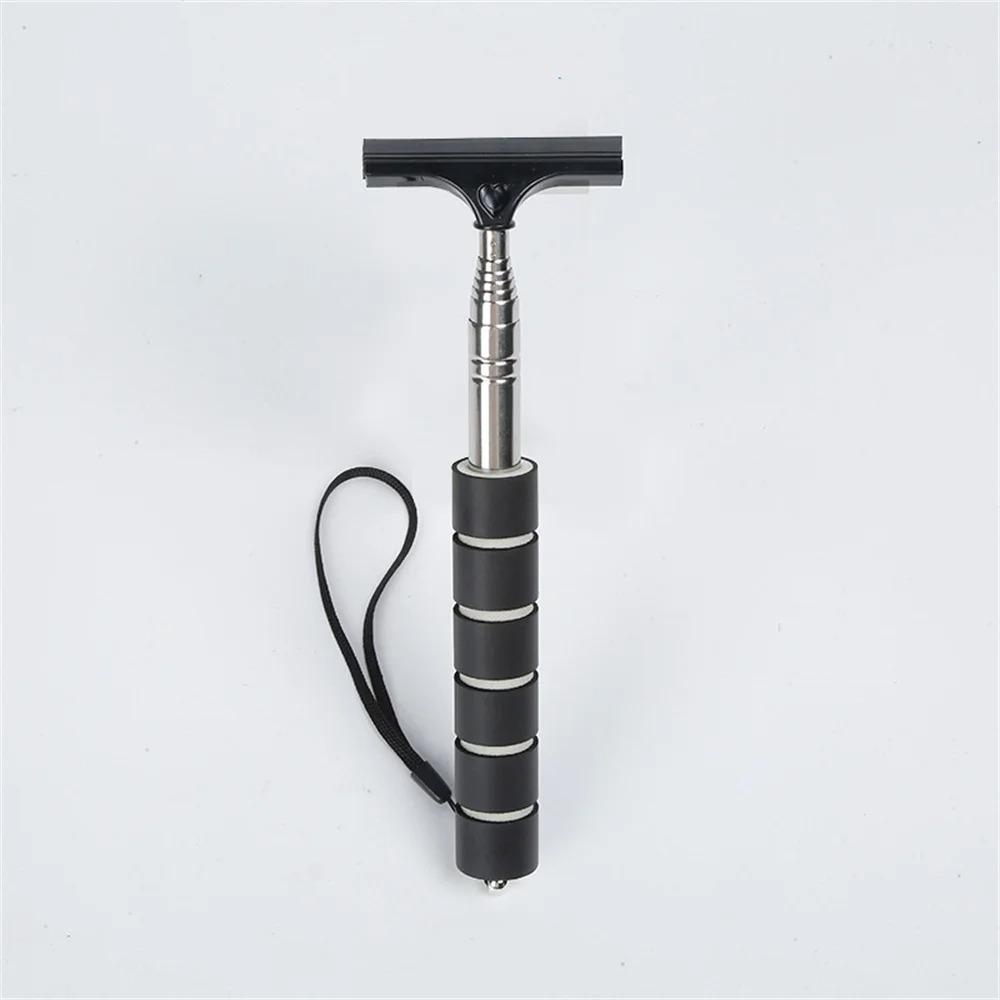 Multifunctional Car Rearview Mirror Telescopic Wiper Wiper Wash Car Window Windshield Rain Cleaning Brush Handheld Scraper