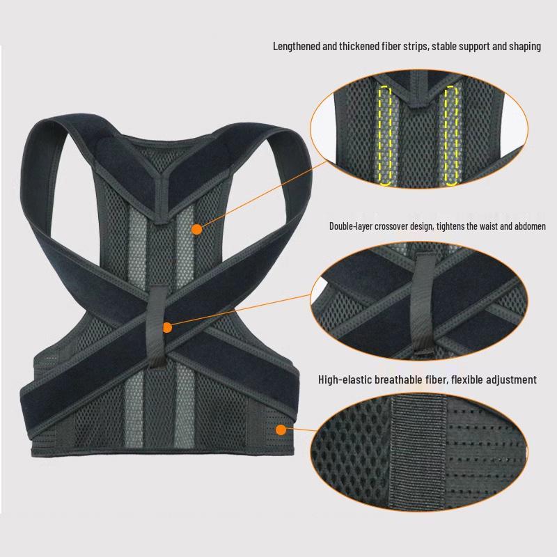 Professioneller Haltungskorrekturgürtel gegen Rundrücken und zur Unterstützung des Rückens