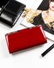 Women's Leather Wallet with Snake Print - Peterson