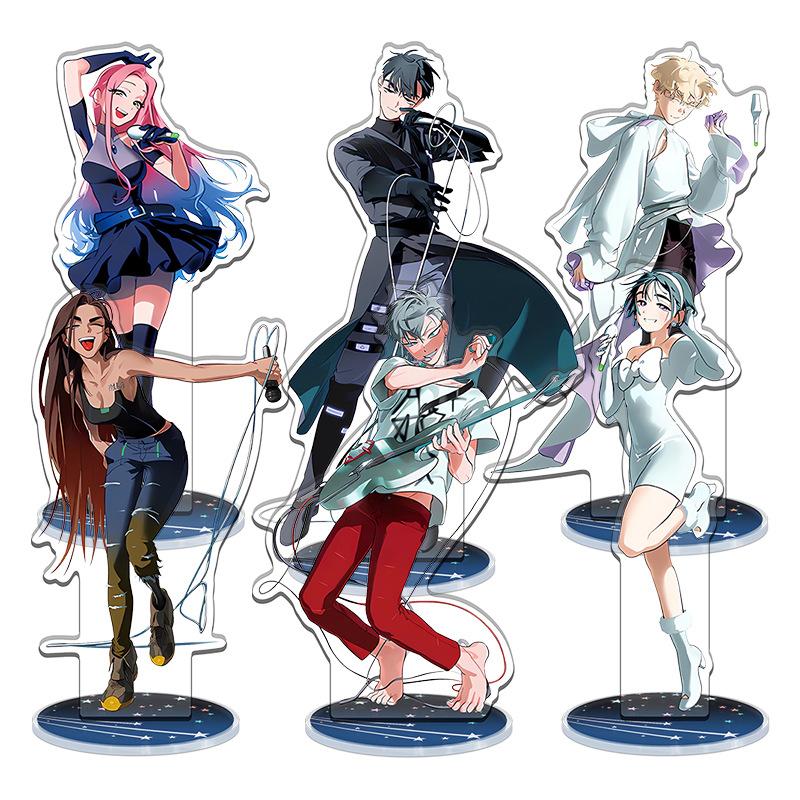 Anime Alien Stage Series Cute Stand Desktop Toy Cartoon Role Creativity Exquisite Hd Printing Acrylic Stand Merchandise