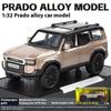 1/32 TOYOTA PRADO Land Cruiser Off Road Vehicle Metal Alloy Diecast Model Car Outdoor Display Collectibles Decorative Gift Boy