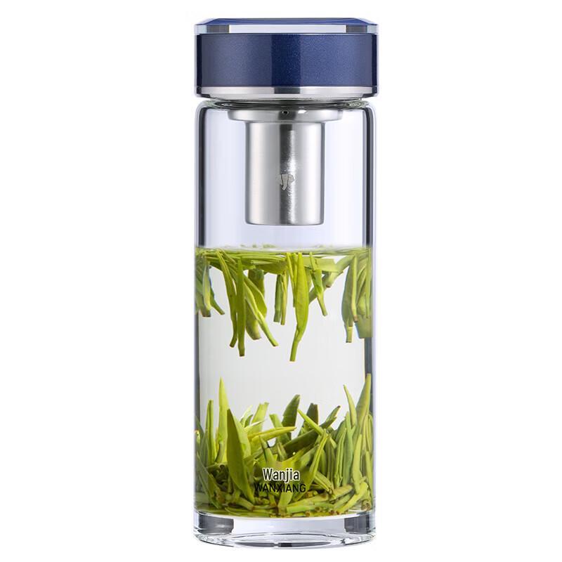 WANXIANG Portable Glass Water Bottle
