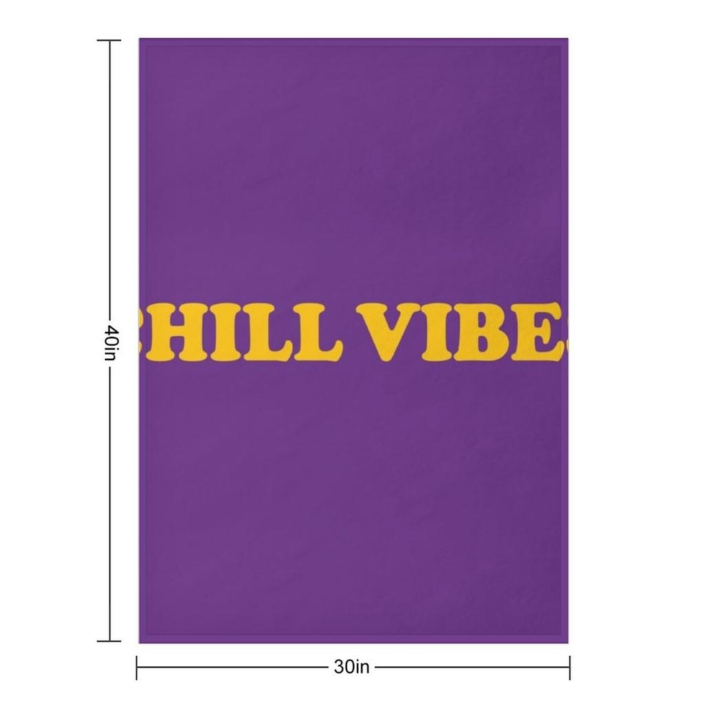 Chill Vibes Throw Blanket warm winter Soft Beds Furrys Designers Blankets