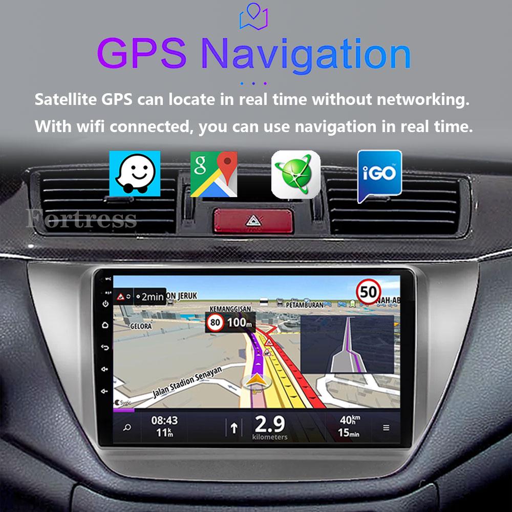 2 Din Android 12 Car Radio Multimedia Video Player For Mitsubishi Lancer 9 CS 2000 - 2010 Navigation GPS 4G Carplay Auto Stereo