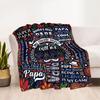 Love You Dad Blanket Blanket Comfortable Great for Bed Livingroom Sofa for All Seasons Warmthful Decor Unique Gift for Family and Friends Camping