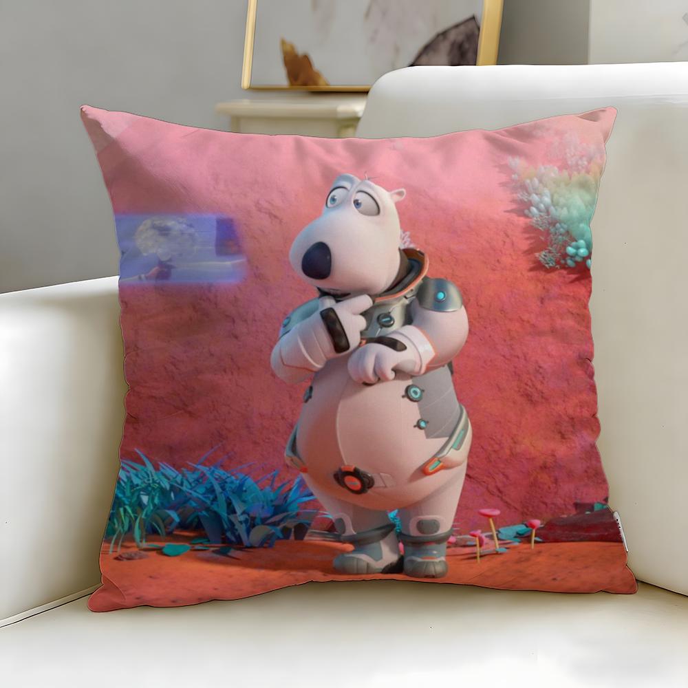 classic cartoon character Backkom Cushion Cover Soft & Easy-Wash Pillow Case – Versatile for Couch, Bed, Travel and Office