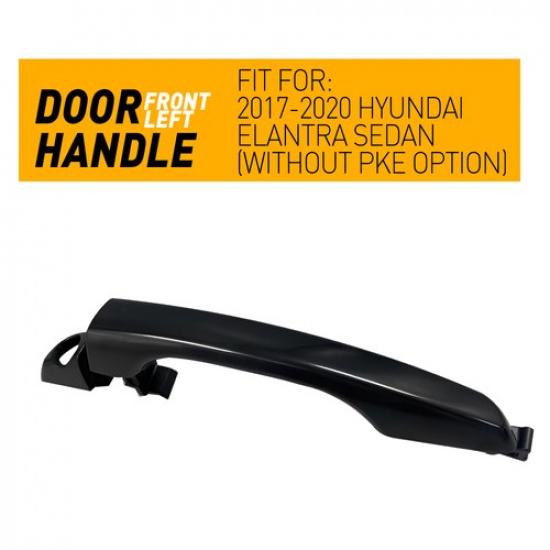 Exterior Front Left Driver Door 1pcs Handle For 2017- Hyundai Elantra Sedan
