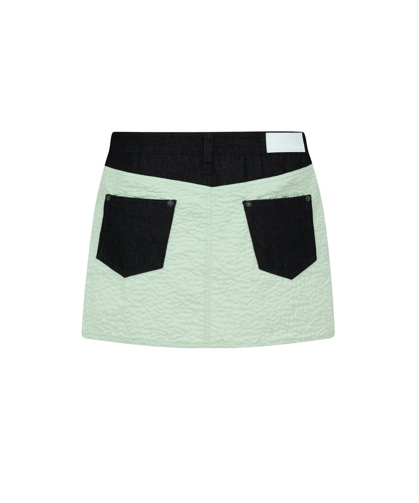 Kwajipyuliti Button Mini Wrap Skirt (Mixed Colors)