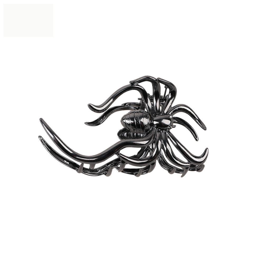Halloween Bat Claw Clip - Simple Updo Hair Accessory (Dark)