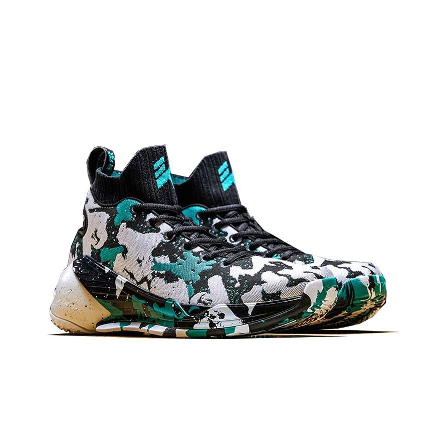 Anta KT4 Klay Thompson Παπούτσια Μπάσκετ High-Top Ανδρικά Αθλητικά Παπούτσια Μαύρο Πράσινο 11841101-13