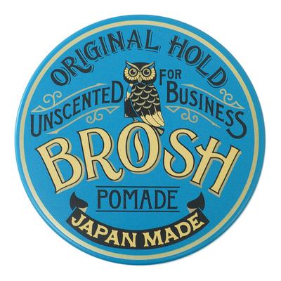 BROSH POMADE UNSCENTED 115g - Unscented, Medium Hold Pomade, Suitable for Business Use