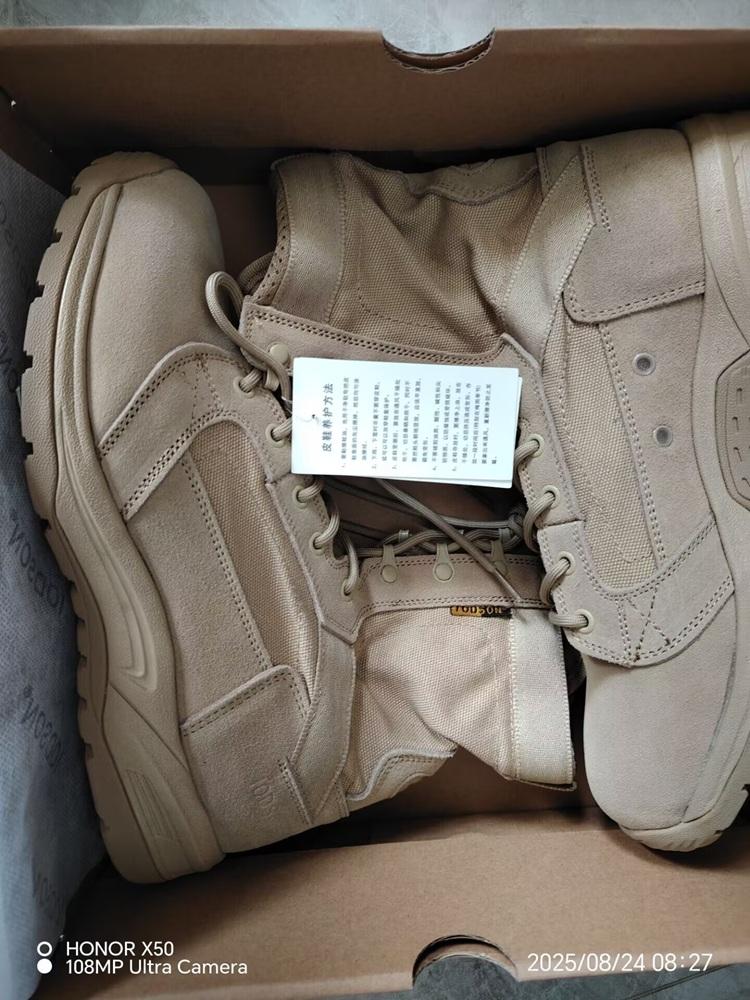 Ultra-light Men Outdoor Hiking High-top Summer Breathable Wear-resistant Non-slip Tactical Desert Boots