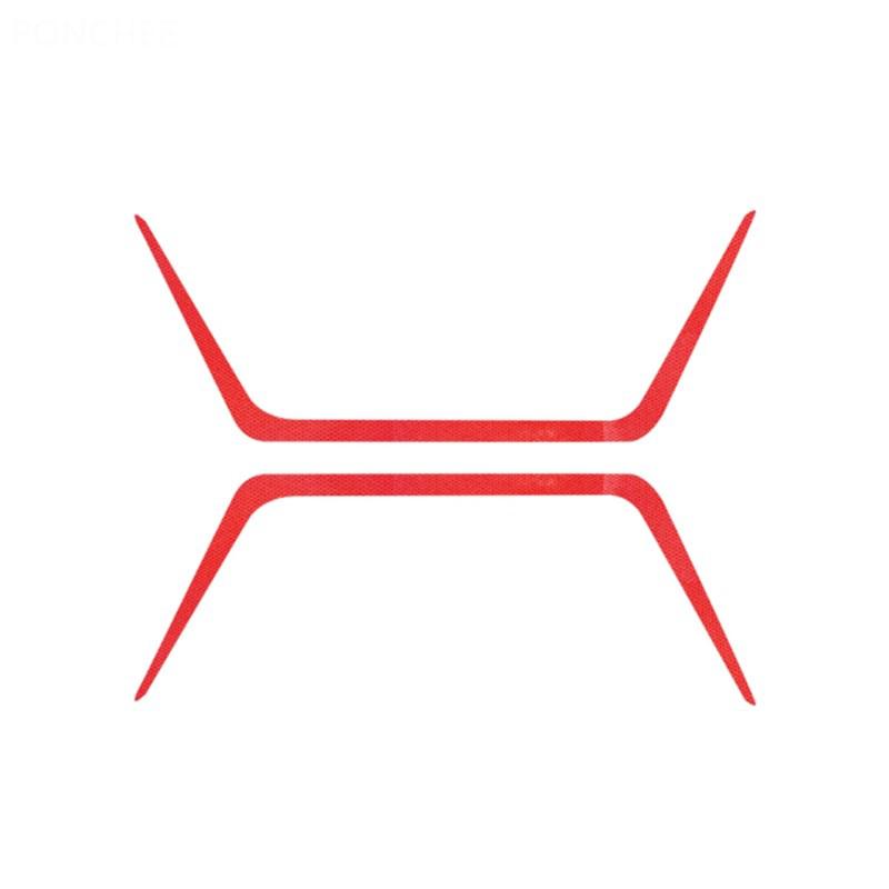 For JETOUR T2 Shanhai T2 2024-2026 Decals of The Spare Tire Cover Sticker Trunk Lid Warning Car Sticker Decorative Strip
