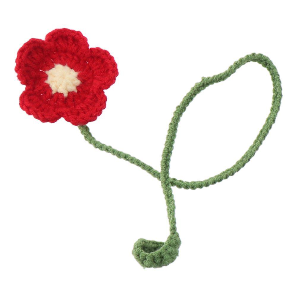 

Handmade Knitted Book Marks Writer Readers Cute Bookmarks Floral Page Marker Gifts