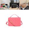 Stylish Ladies Quilted Pu Shoulder Bag Charming Small Crossbody Purse For Casual Travel