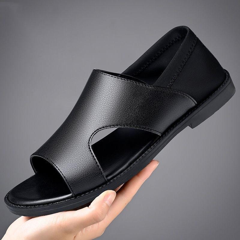 Sommersandalen, lässige Lochschuhe, atmungsaktiv, weich gefedert, weich oberflächig für den Außenbereich, Strandschuhe und zwei Fahrerschuhe