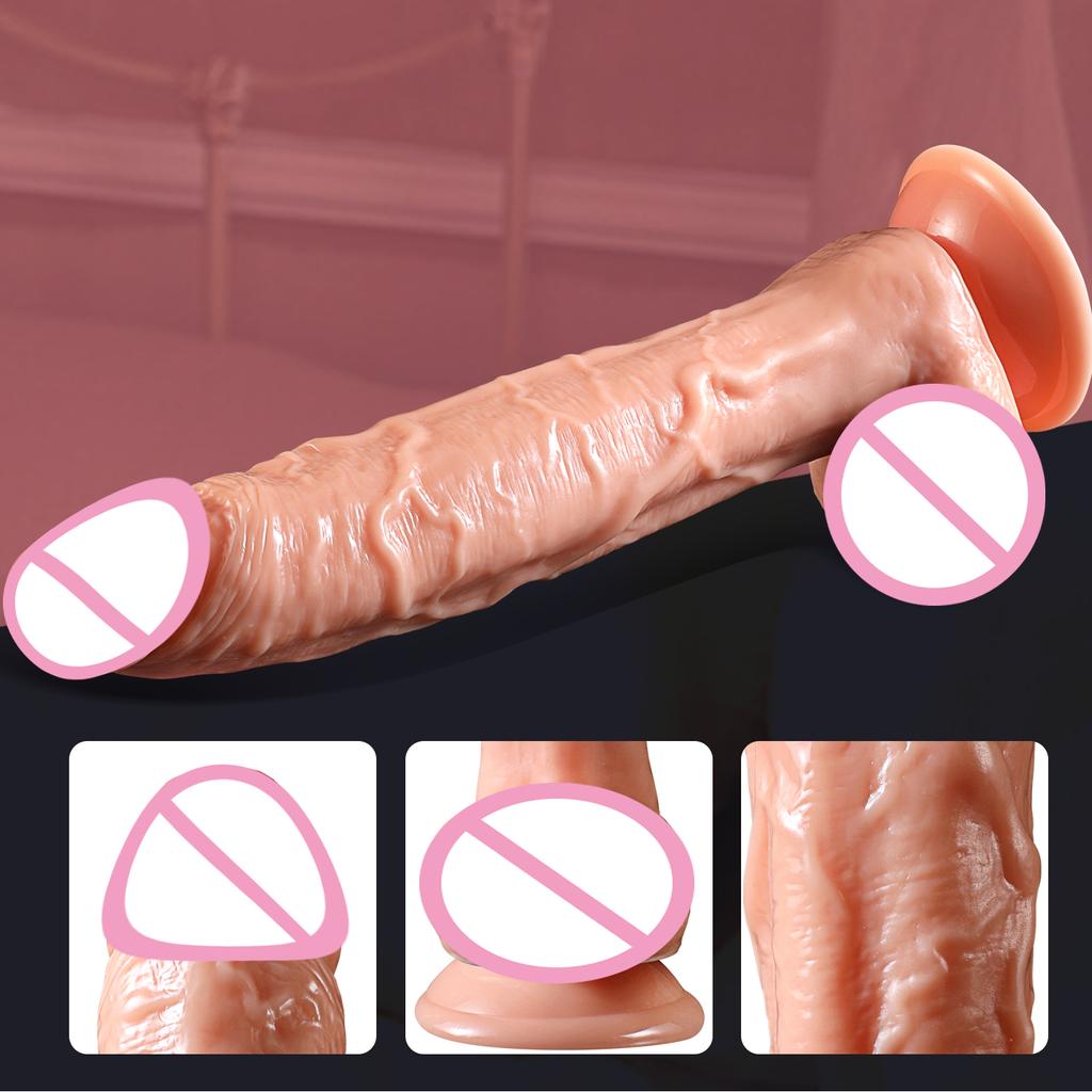 9 Inch Huge Realistic Dildo with Suction Cup Adult Sex Toys for Women Men Big Lifelike Dildos for Vaginal G spot and Anal Play