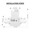Eagles WH02X24399 4455158 Washer Lid Lock Switch, Washer Lid Lock Striker Replacement, Compatible with Ge Hotpoint AP5999576 PS11729471