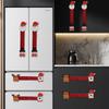 Christmas Decorations Microwave Doorknob Cover Protective Cover Door Pull Gloves Linen Refrigerator Handle Gloves