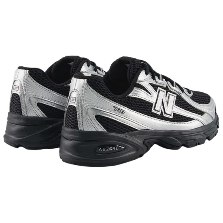 New Balance 740 Unisex Silver Black Retro Casual Dad Shoes U7403FT