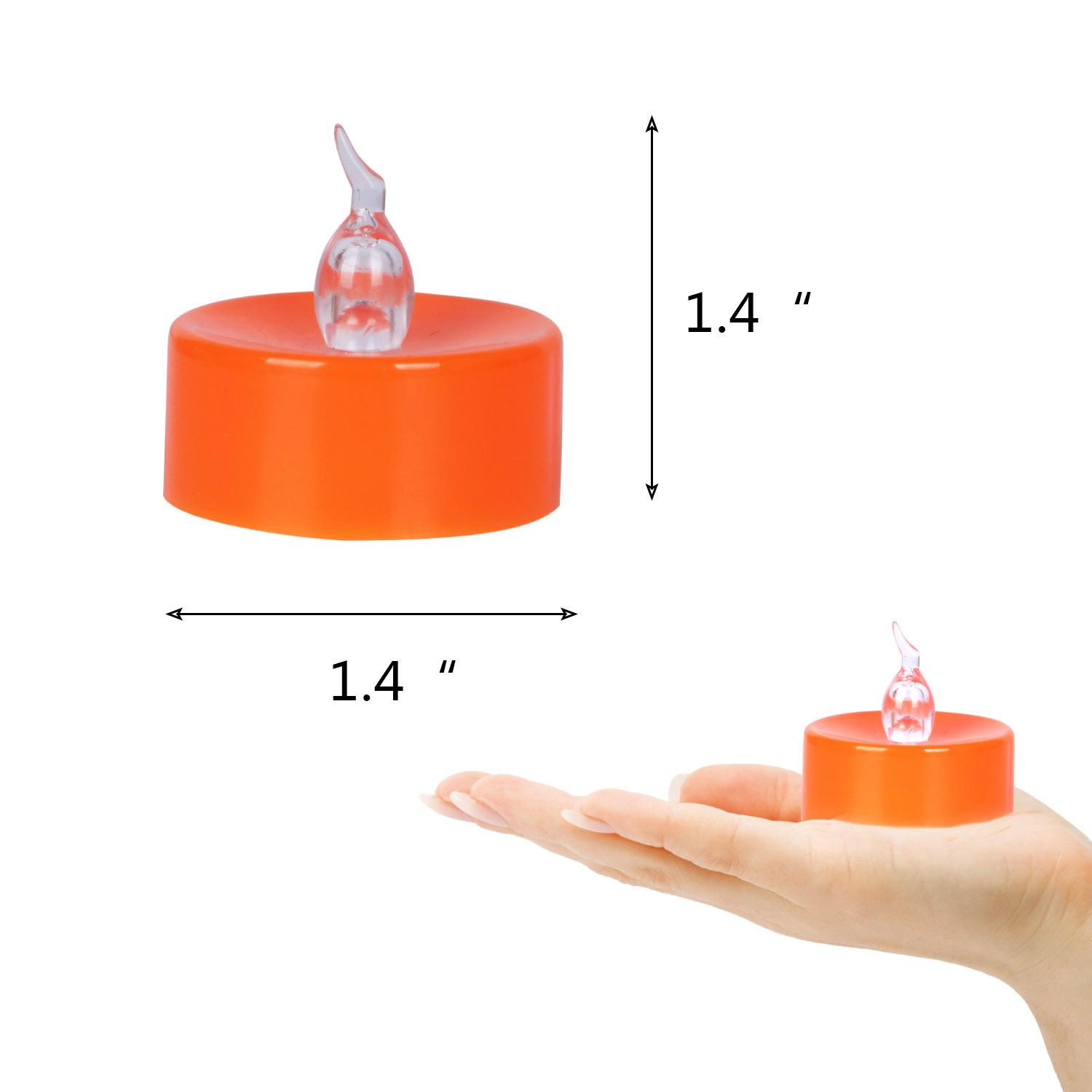 

24Pack Valentine s Day Wedding Glow Tea Candles Religious Christmas Party Supplies Home Decoration LED Candle Lights One Size