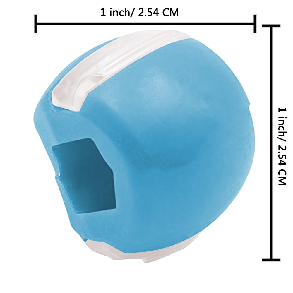 1 Pcs Food-grade Silica Exercise Ball Facial Muscle Training Fitness Ball Neck Face Toning Muscle Trainin