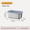 Boîte de Rangement pour Réfrigérateur et Congélateur en Acier Inoxydable 316L pour Aliments, Fruits et Légumes
