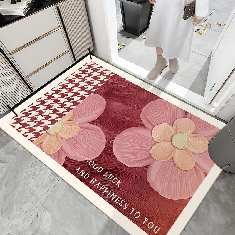 Diatom mud bathroom floor mat, water absorption door, toilet, kitchen king size floor mat, non-slip bathroom, bath mat