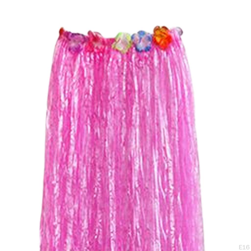 hawaiian Skirt Costume Set Dancewear Glasses for Cosplay Beach Party Decorations