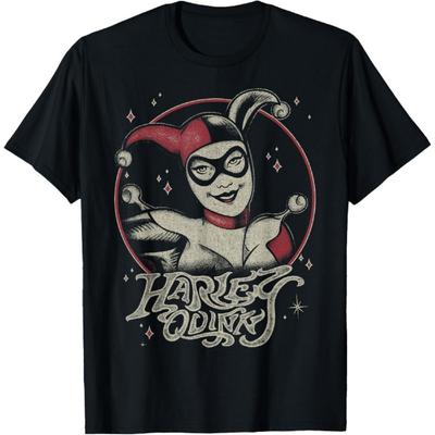 T-shirt Harley Quinn Dark Portrait DC Comics