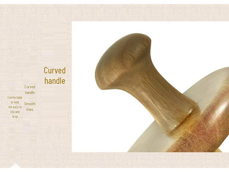 Natural Green Sandalwood & Ox Horn Massage Comb - Meridian Therapy Scalp Comb with Seven Stars Design