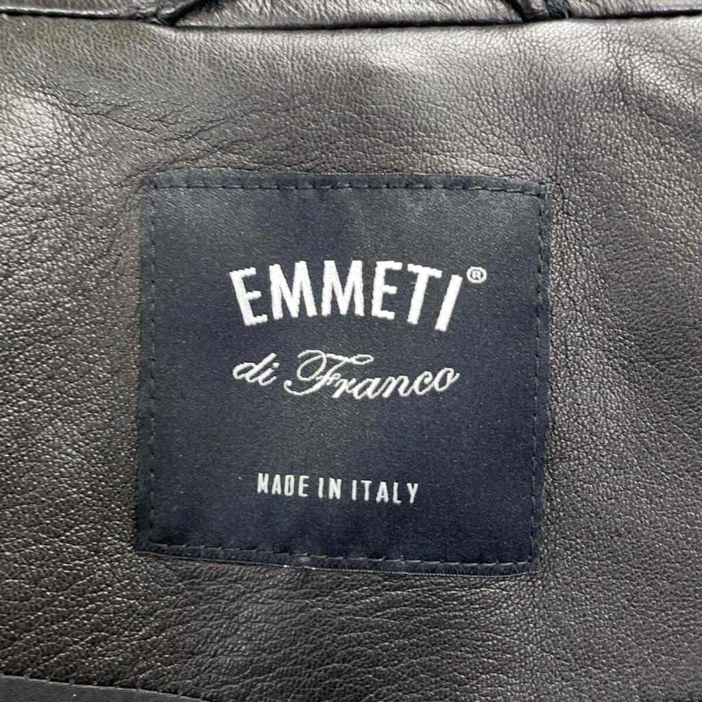 EMMETI BEAMS Exclusive VALLICO SP Black Single Riders Jacket 44 blackUsed