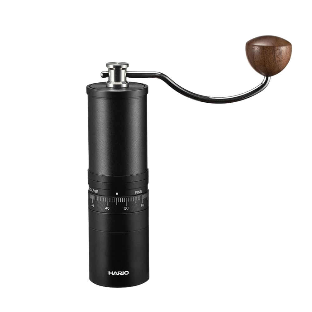 Hario Coffee Grinder PRO Coffee Beans 24g Stainless Steel Mill 90 Levels Adjustable Disassembly Bearing Black CGP-2-B