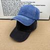 Retro Old Denim Baseball Cap Women's New Washing Gradual Change Empty Top Hat Versatile Sunshade Sunscreen Hat Tide