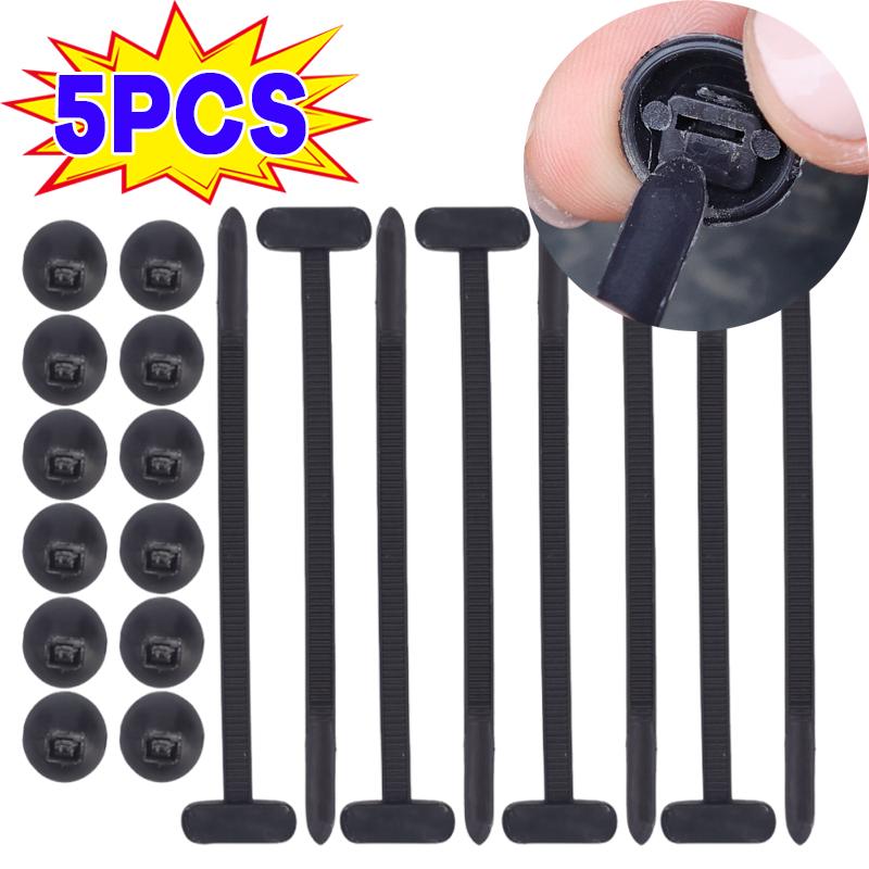 

100/5pcs Nylon Universal Cable Tie Buckle Pin and Button Zip Ties Self-Locking Fixed Cables Zip Tie Wire Fastening Straps