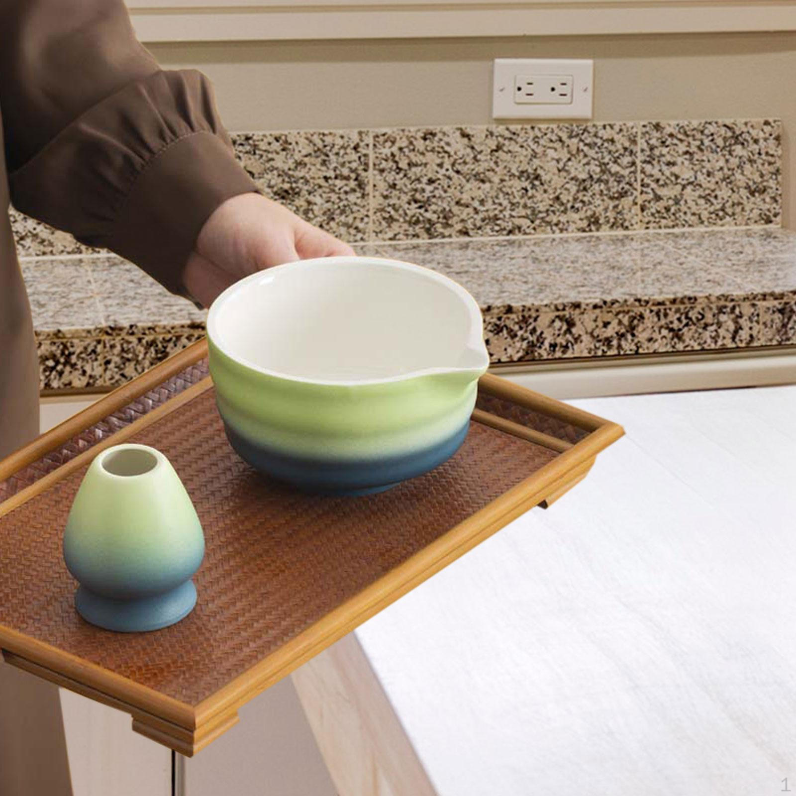 Чаша для маття Glazic Керамическая 350 мл Math Tea Blue and Green