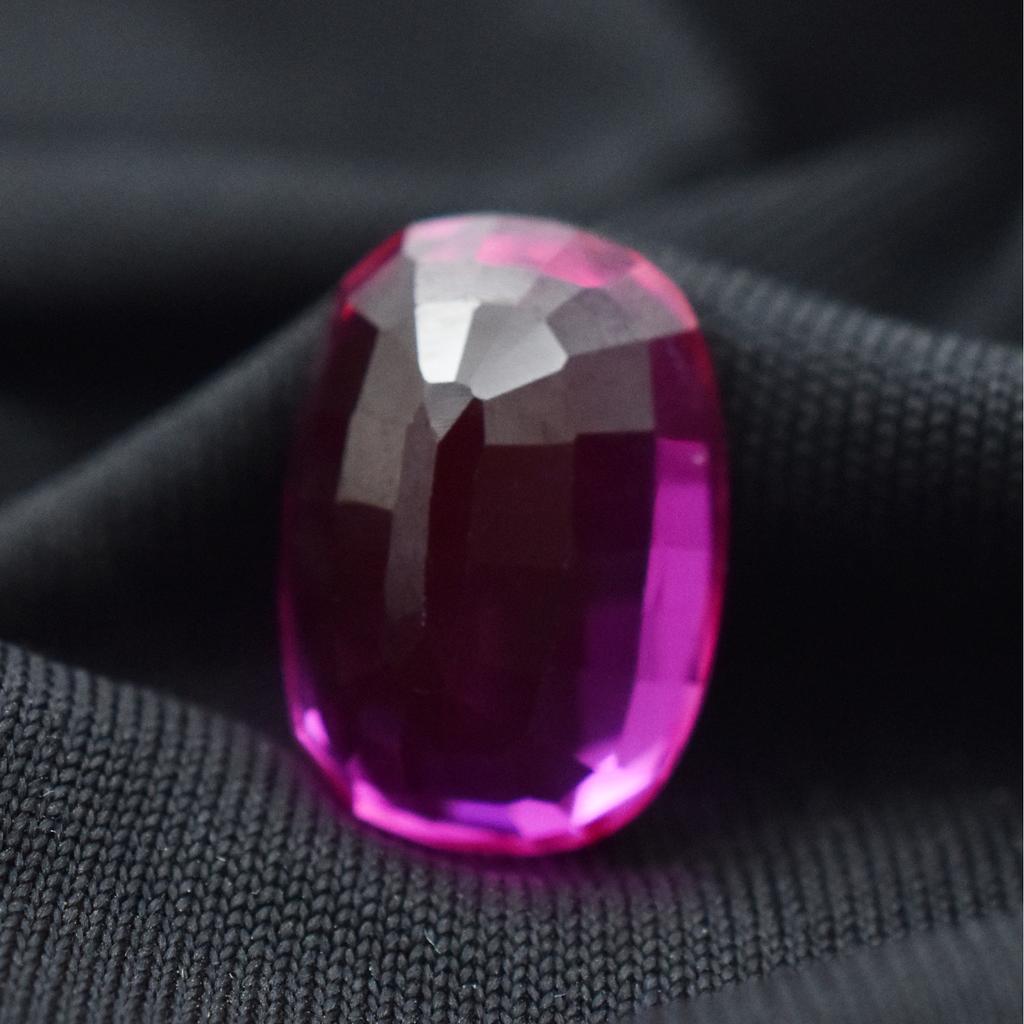 Cushion Cut Natural Pink Ruby 12.30 Ct CERTIFIED Loose Gemstone