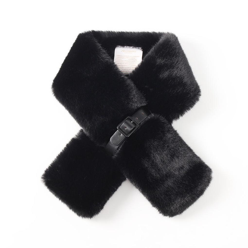 Petite Belt Short Muffler Winter Fur Scarf Women's Scarf