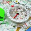 High-Precision Orienteering Thumb Compass