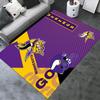 Minnesota Vikings Logo Carpet Rug for Living Room Bedroom Home Sofa Decoration,Kids Play Non-slip Floor Mat