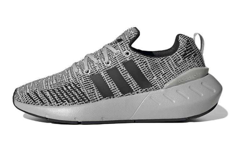 

Adidas Originals Swift Run 22 J Comfortable Abrasion Resistant Breathable Low top Running Shoes Gray Black GZ1555 36.5